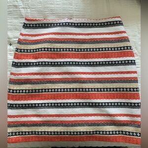 Striped Women's Skirt - multicolored
